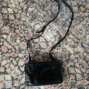 Madewell Black Two-Pocket Crossbody Bag